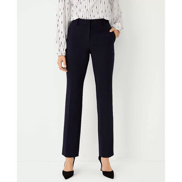 Ann Taylor Factory Pants Size 12 Navy Blue - Picture 1 of 10